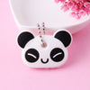 Cute Cartoon Keychain Silicone Stitch Protective Key Case Cover for Key Control Dust Cap Holder Gift Women Key Chain