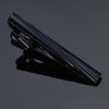 DY New and high quality laser engraving tie clip  fashion style  gold  silver and black men's business tie pin Free Delivery